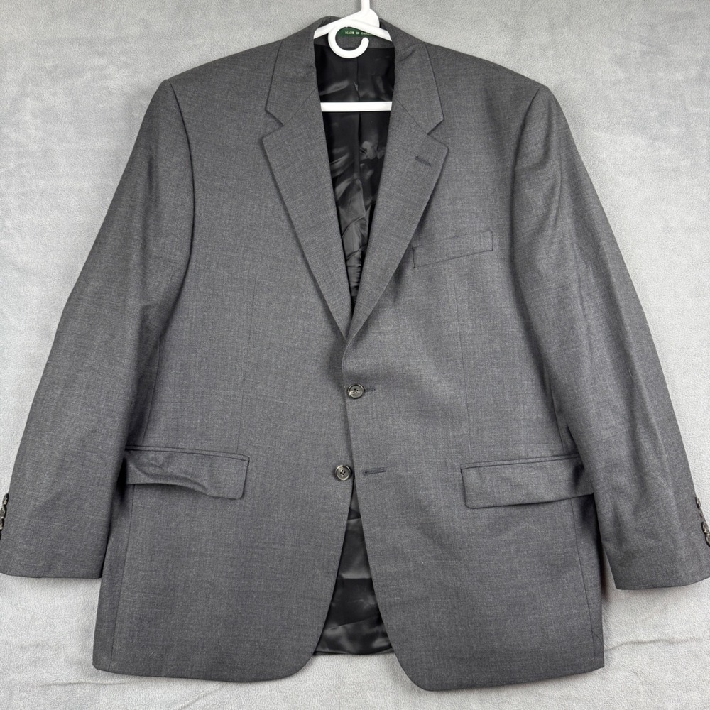 Lauren Ralph Lauren Mens 44R Grey 100% Wool 2-Button Blazer Sport Coat Canada